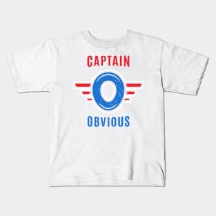 Captain Obvious Kids T-Shirt